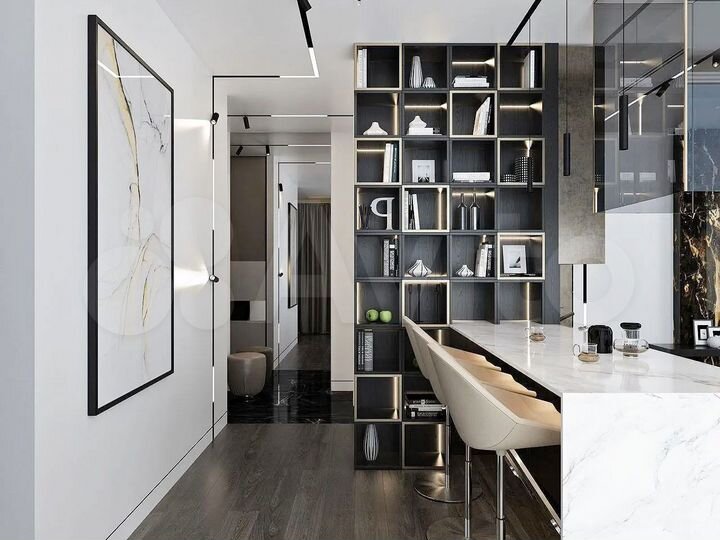 2-к. апартаменты, 85 м², 45/78 эт.