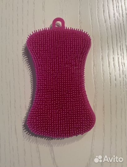 Силиконовая губка для деликатного мытья посуды