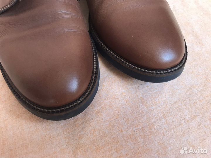 Туфли мужские Zara 43 р, кожаные ботинки