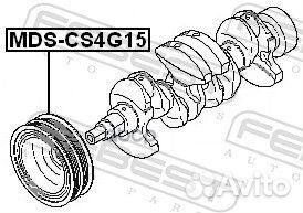 Шкив коленвала MDS-CS4G15 Febest