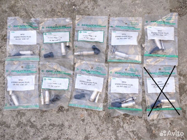 Neutrik NP3C разъём Jack джек