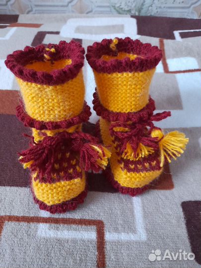 Пинетки теплые