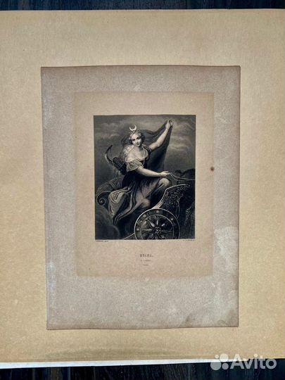 Гравюра Диана