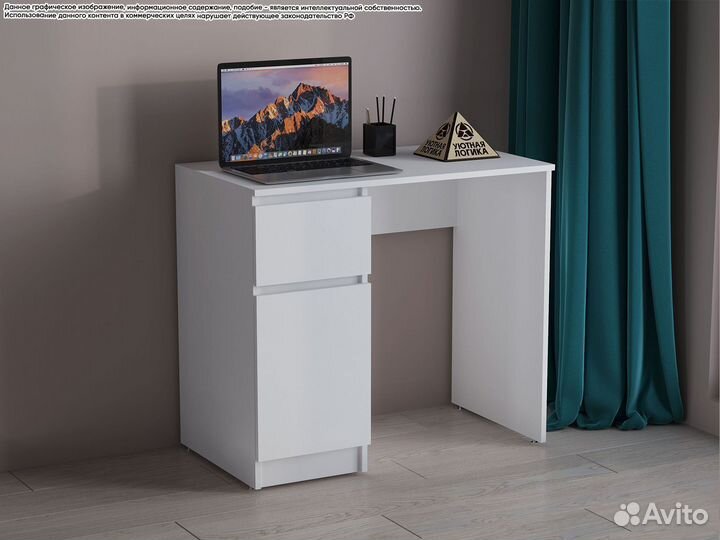 Стол 1 ящик, 1 створка Мс-1. Квазар