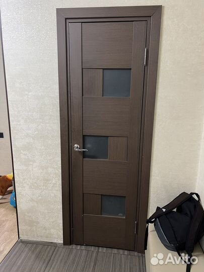 Дверь межкомнатная со стеклом бу