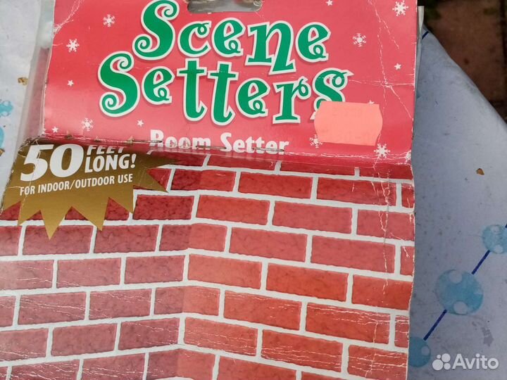 Зановись деоротивная керпичная стена 1200 х 15200