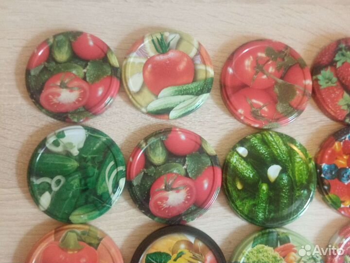 Крышки для банок винтовые консервирование 24 шт