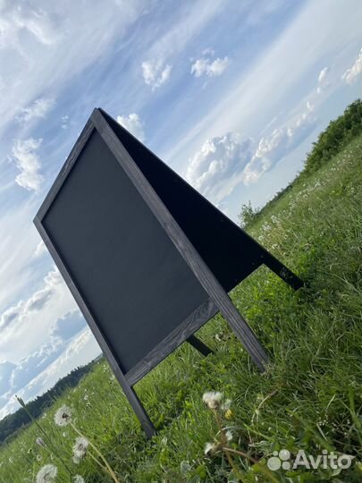 Меловой штендер двусторонний