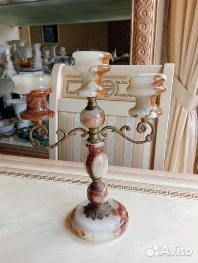 Подсвечник из оникса