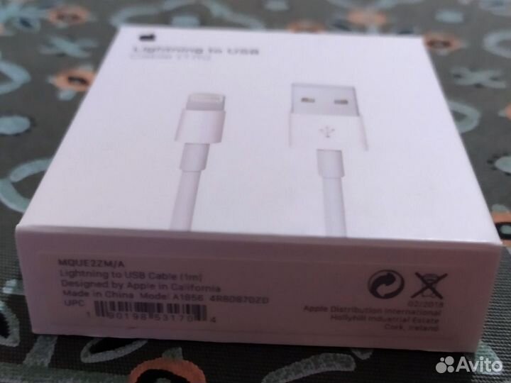 Кабель Apple Lightning USB
