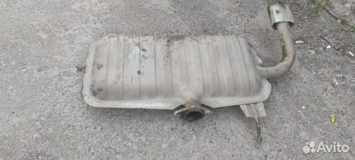 Глушитель на митсубиси лансер 10