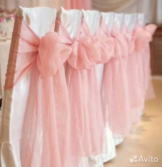 Чехлы и банты на стулья