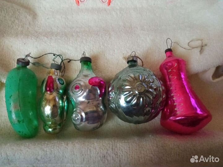 Елочные игрушки СССР