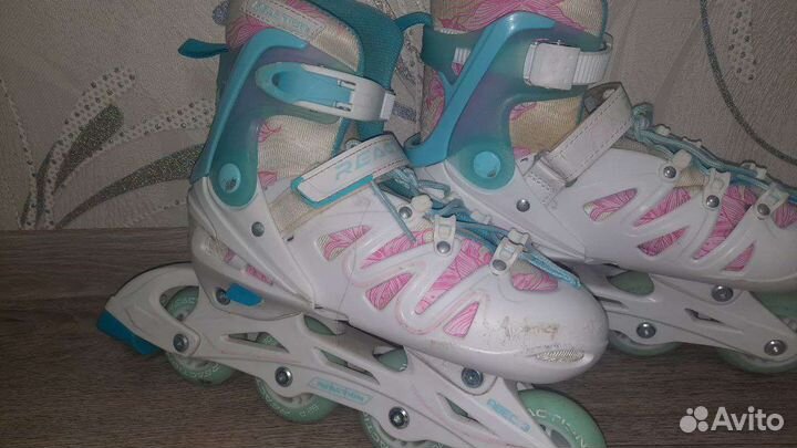 Роликовые коньки 38-41 + защита