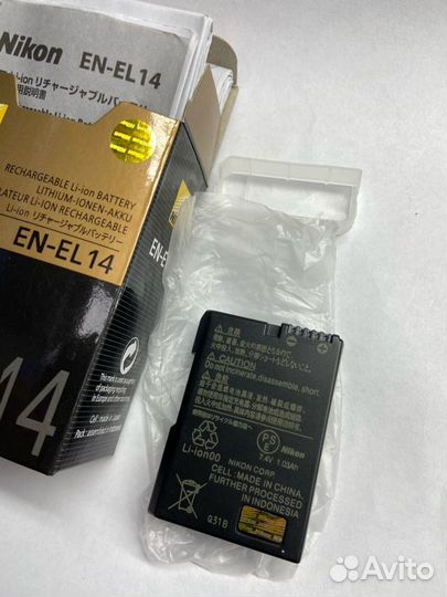 Аккумулятор для nikon EN-EL14 новый