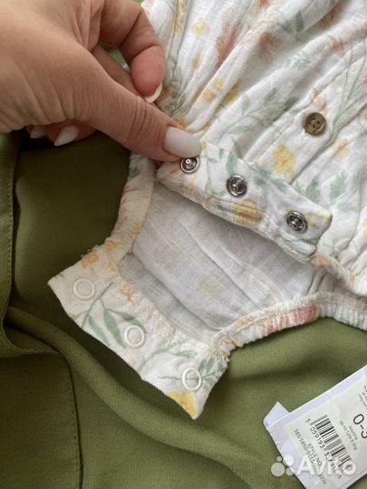 Новое боди с цветочным принтом George