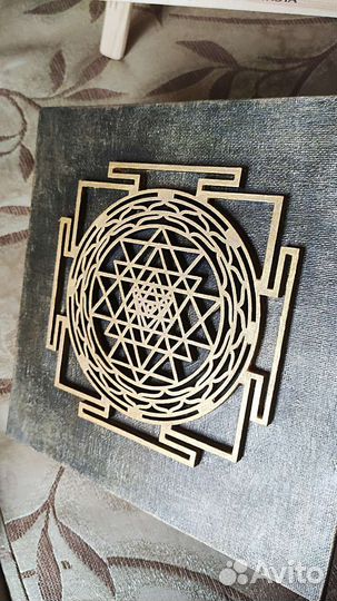 Шри Янтра,энергокартина,сакральная, артефакт