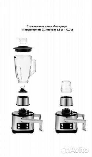 Кухонный процессор «11 в 1» Kitfort KT-1395