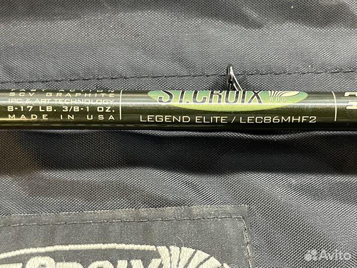 Кастинг. удилище St.Croix Legend Elite LEC86MHF2