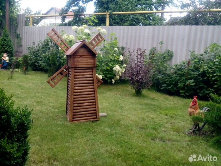 Мельница декоративная для дома и сада