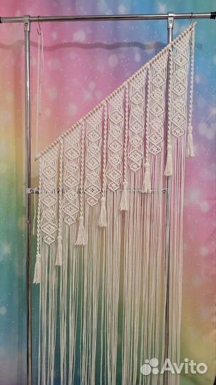 Штора макраме