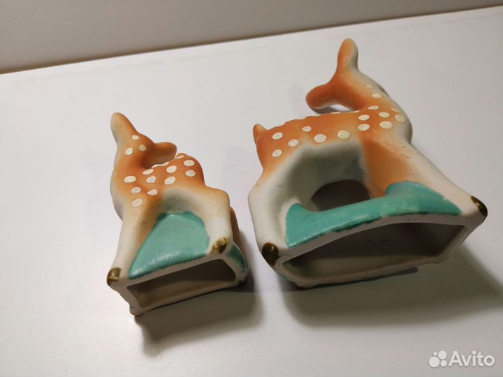 Олениха с Олененком. Гжель