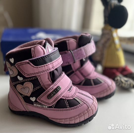 Новые зимние ботиночки для девочки