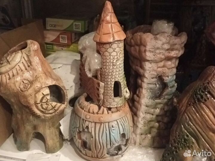 Грот для аквариума