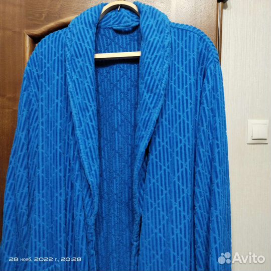 Халат махровый мужской банный