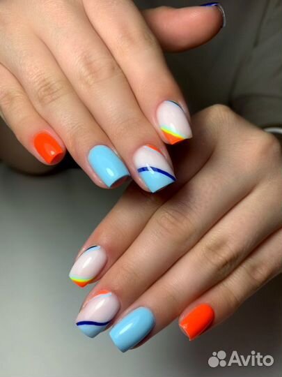 Маникюр, покрытие, наращивание