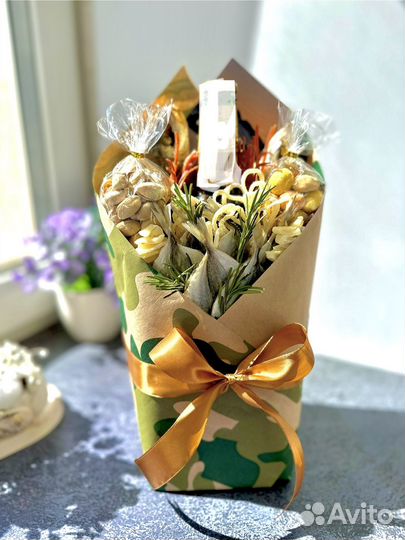 Мужские букеты съедобные