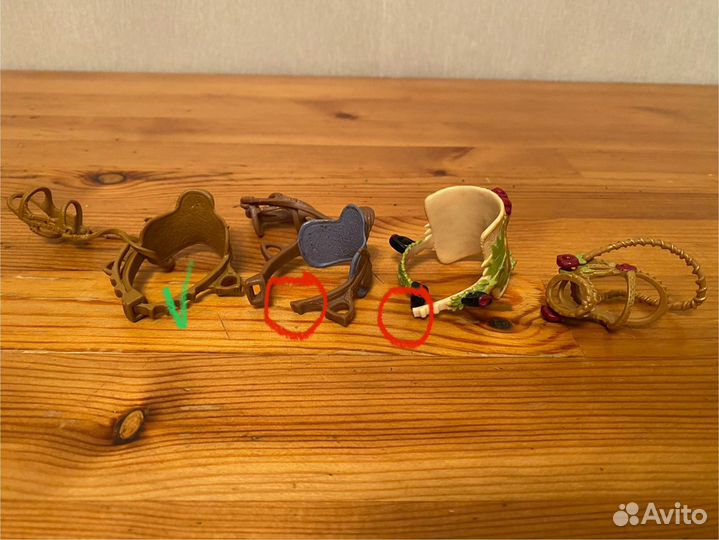 Schleich седло + уздечка (всё вместе)