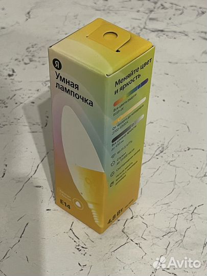 Умная лампочка яндекс е14 yandex