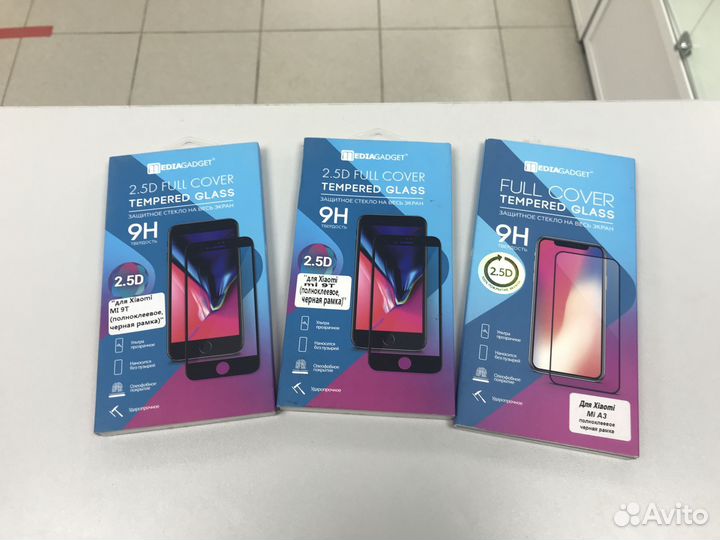 Защитные стёкла на Honor, Xiaomi, Samsung (Вр80)