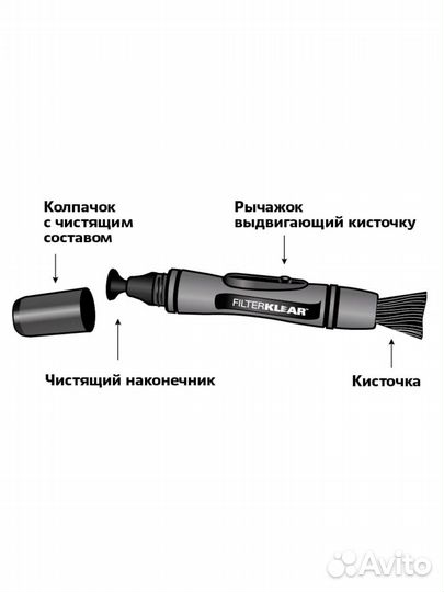 Карандаш для очистки Lenspen FilterKlear