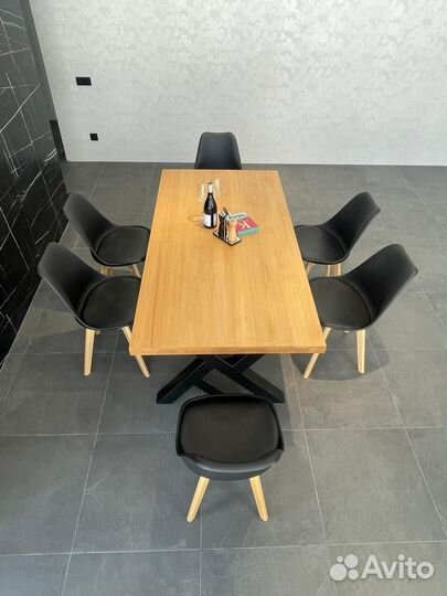 Стол из массива бука