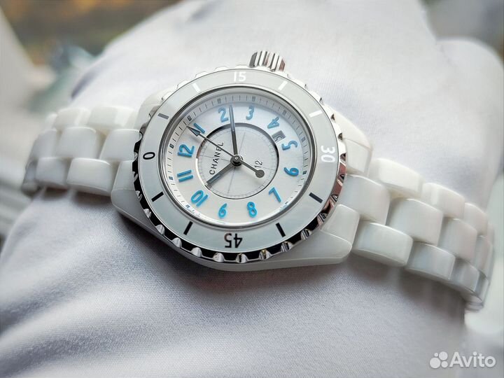 Chanel J12 Blue Light Limited Edition White Cerami
