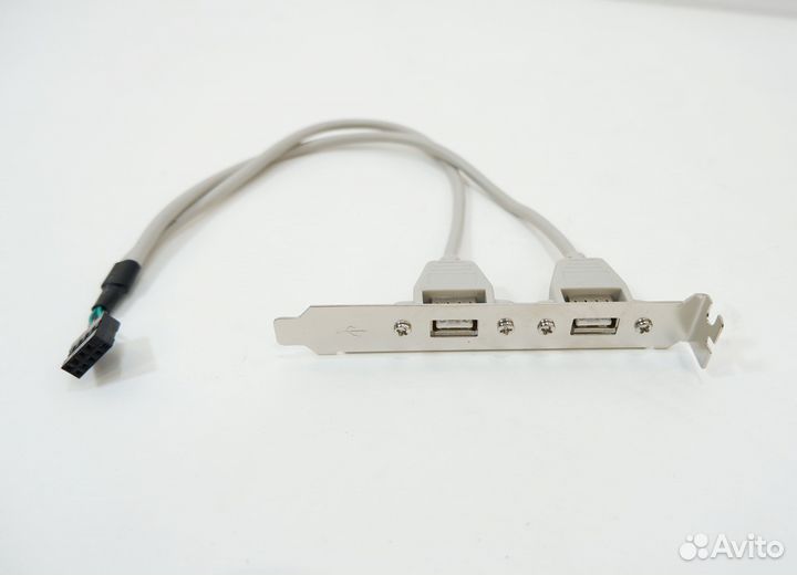 Адаптер на 2 порта USB2.0 для выноса на панель