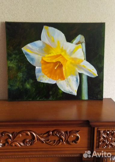 Картина маслом. Цветы