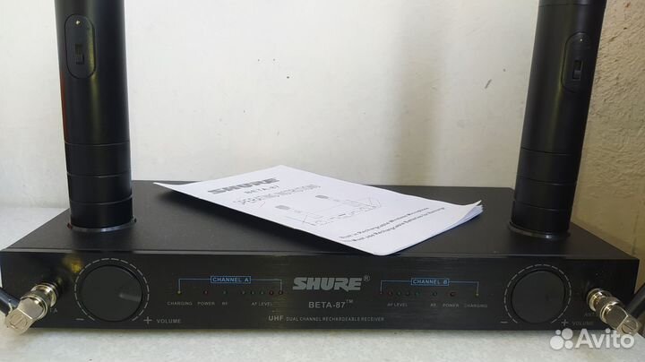 Радиомикрофоны shure beta-87