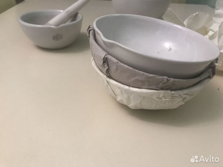 Фарфоровая посуда. Ступка с пестиком