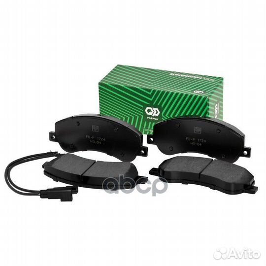 FD-P 1724 колодки дисковые п. Ford Transit 2.2