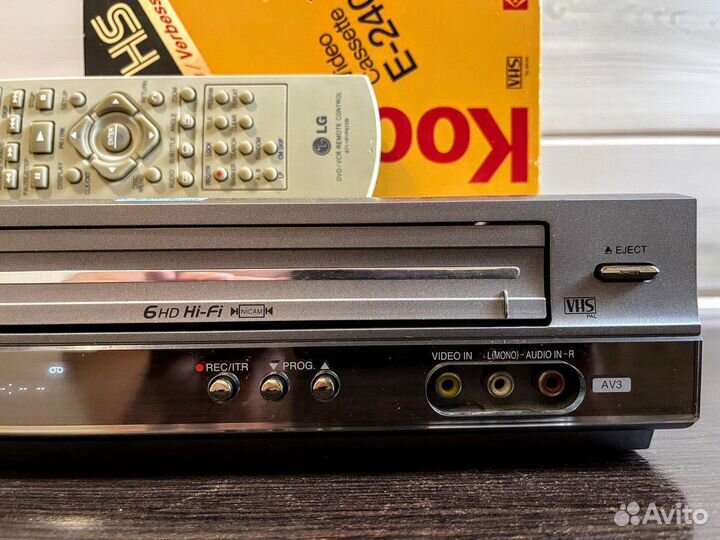 DVD VHS 6head полный комплект состояние LG