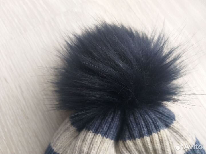 Шапка зимняя для мальчика и снуд (комплект)