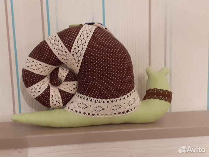 Интерьерная игрушка Улитка