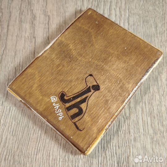 Необычный подарок, постер деревянный, 10х8 см