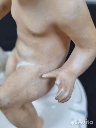 Статуэтка Путти, Старая Германия. Дефекты