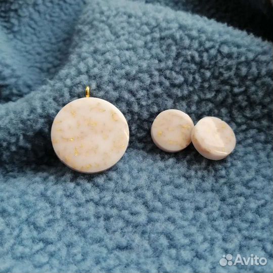 Серьги из эпоксидной смолы