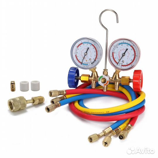 Манометрический коллектор фреона + Быстросьём R134