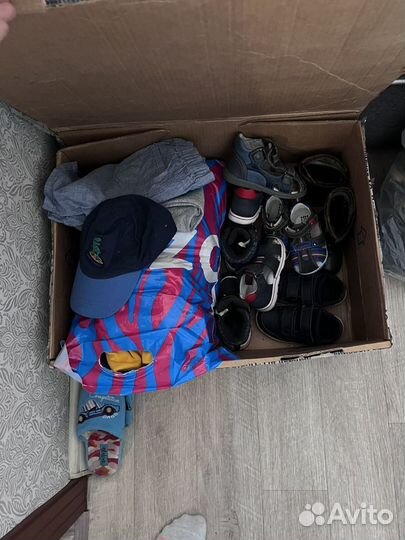 Детские вещи и обувь пакетом на мальчика 86